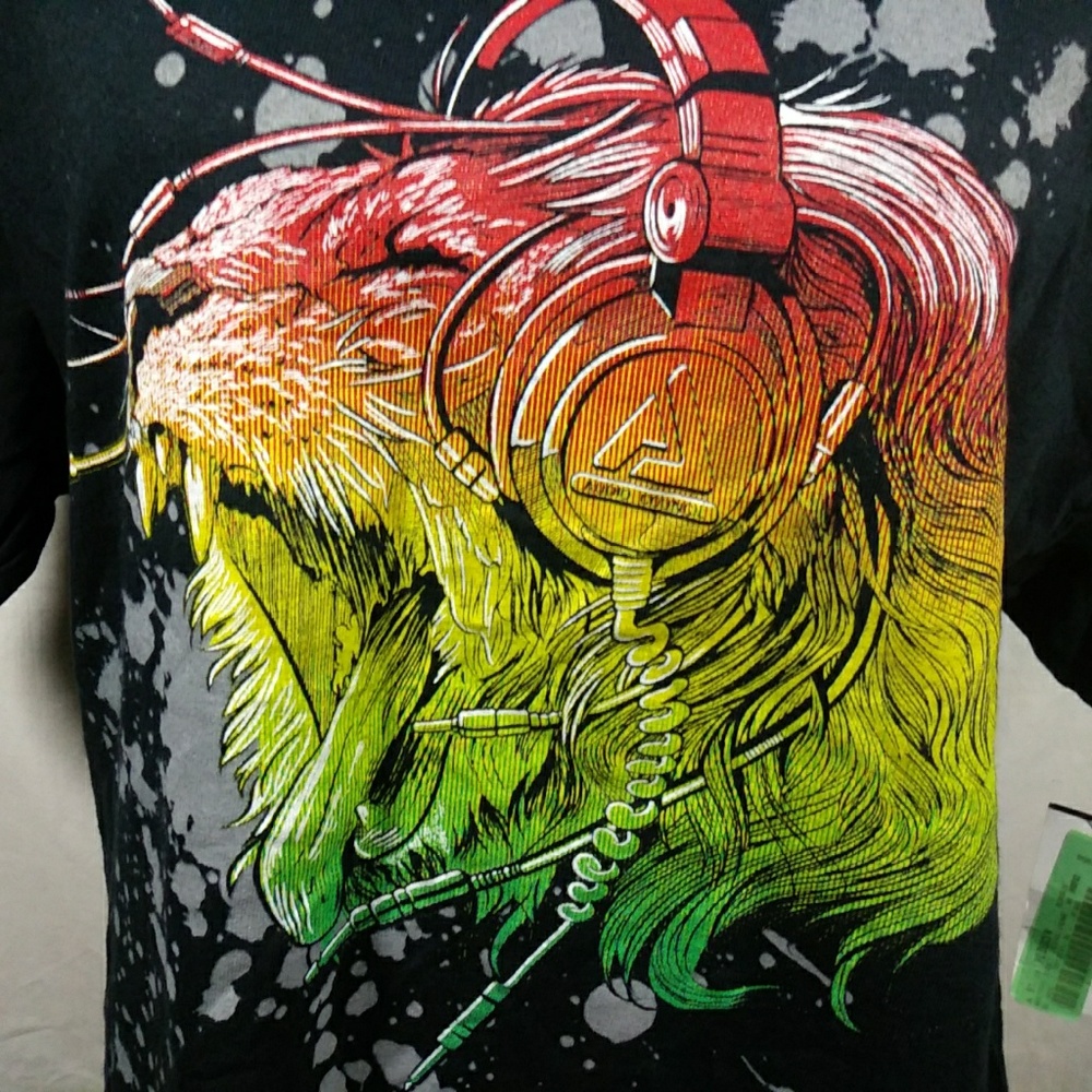 Audio Council Lion graphic t-shirt